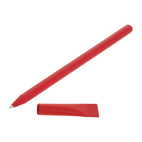 Długopis ekologiczny, zatyczka czerwony V1630-05 (2)
