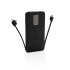 Power bank 10000 mAh ze zintegrowanym kablem 3 w 1 Czarny P322.041  thumbnail