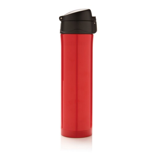 Kubek termiczny 450 ml, stal nierdzewna z recyklingu czerwony P435.504 (4)