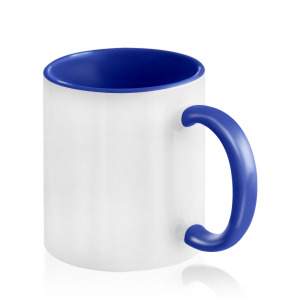 2-kolorowy kubek ceramiczny pod sublimację, 325 ml Royal blue
