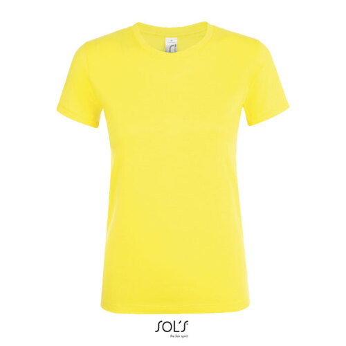 REGENT Damski T-Shirt 150g lemon S01825-LE-L 