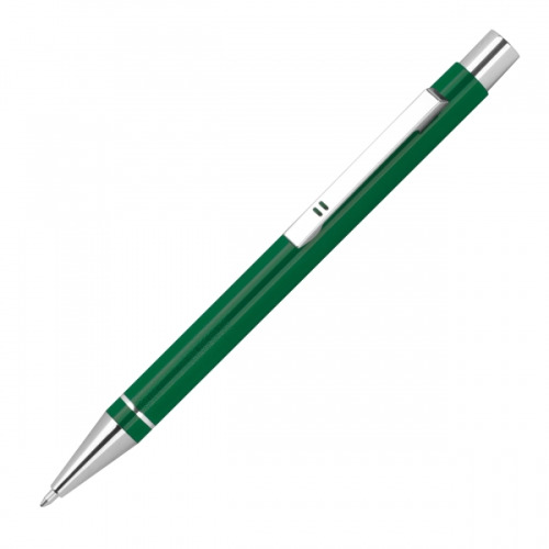 Metalowy długopis półżelowy Almeira zielony 374109 (4)