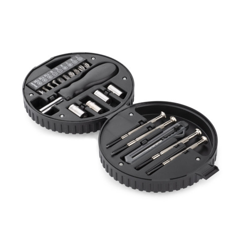 Zestaw narzędzi WHEEL Czarny 29166-02 