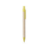 Długopis z kartonu z recyklingu żółty V9359-08  thumbnail