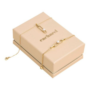 Zestaw upominkowy Cacharel bransoletka i naszyjnik CJB536E + CJC536E Złoty