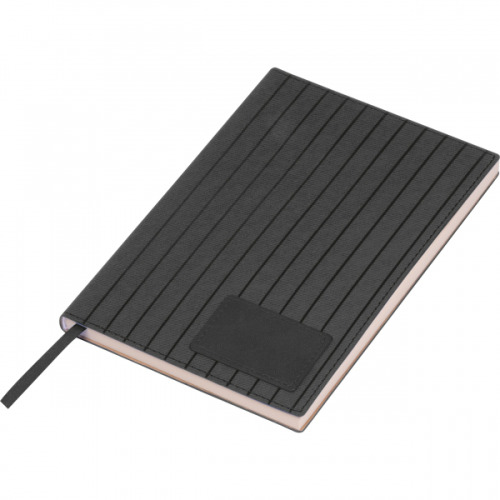 Notatnik A5 w linie z trzciny cukrowej Czarny 2498003 (2)