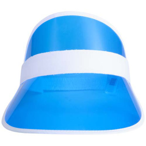 Bright czapka z przezroczystym daszkiem  Niebieski