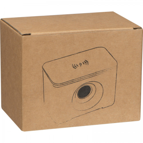 Głośnik bluetooth z ładowarką indukcyjną PILAR Szary 2242607 (3)