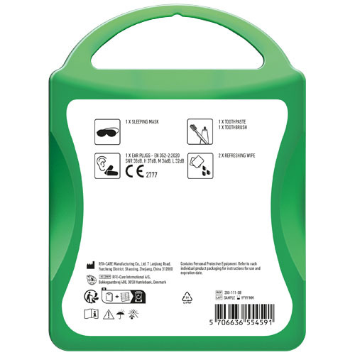 MyKit Zestaw Podróżny - Na pokładzie Przezroczysty zielony 1Z251203 (4)