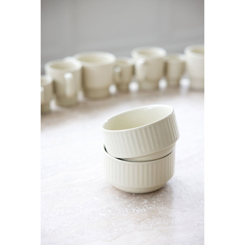 Kubek do kawy COFFEE & MORE 2-szt, beżowy Beżowy 5018571- (4)