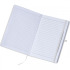 Notatnik A5 w linie z materiałów z recyklingu LORENA Biały 2875906 (2) thumbnail