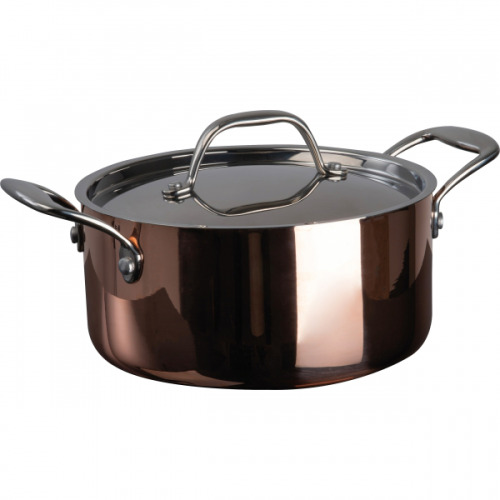 Garnek do indukcji CrisMa ⌀20,5 cm AGATA Miedziany 8497395 (6)