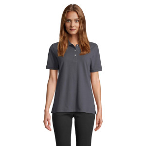 PACIFIC WOMEN POLO Mysi Szary