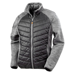 Kurtka Termiczna Wodoodporna - Black & Marl Grey