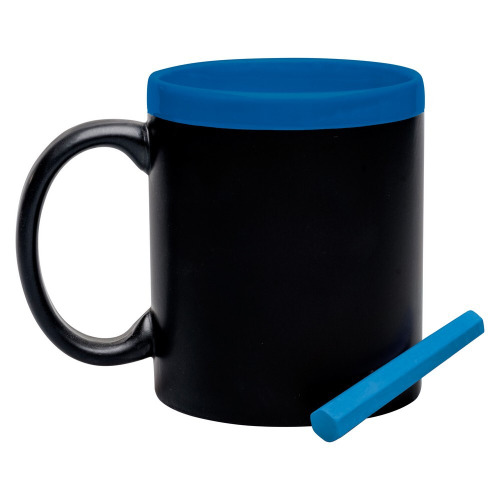 Kubek ceramiczny do rysowania 300 ml, kreda Granatowy V5479-04 (4)