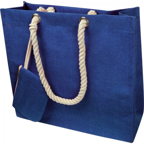 Torba z juty z portfelem MILDRED Niebieski 6086504 