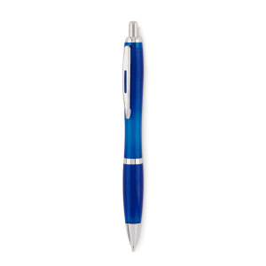Długopis z RPET przezroczysty niebieski