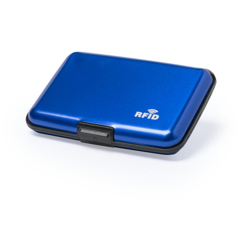 Etui na karty kredytowe z ochroną RFID niebieski V2881-11 (1)