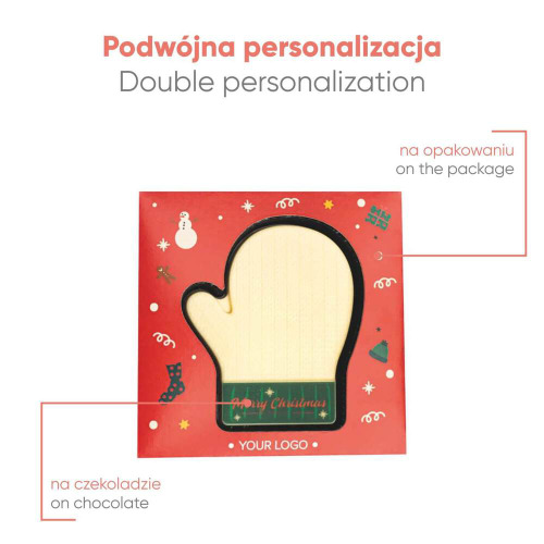 Czekoladowy Kształt Choco4Mat Rękawiczka Print Wielokolorowy S0314P/RĘKAWICZKA/XM (3)