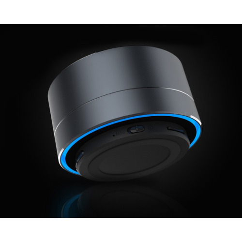 Podświetlany głośnik Bluetooth srebrny EG 026197 (4)