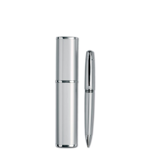 Długopis w aluminiowym pudełku srebrny IT3177-14 