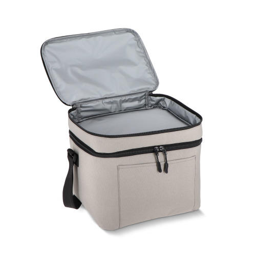 Torba termoizolacyjna R-PET 600D z podwójną komorą 30 x 20 x 24 cm 12 l Szary LT95389-N0061 (3)