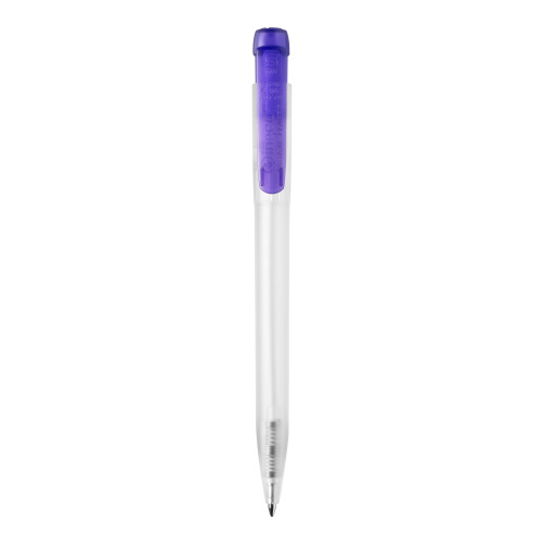 Długopis Ingeo TM Pen Clear przejrzysty Ecru / purpurowy LT87543-N5472 (1)