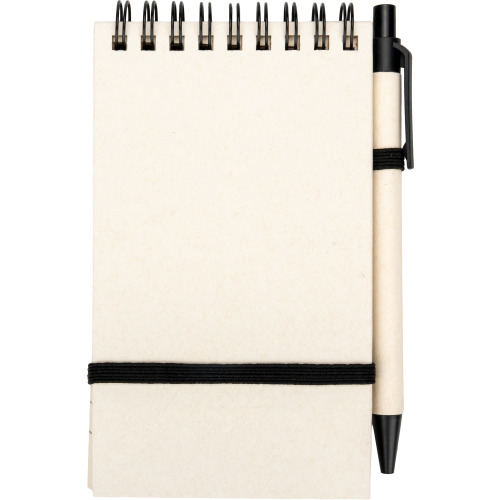 Notes A6 w linie z kartonu po mleku z długopisem AUSTIN Beżowy 374613 (5)
