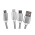 Kabel USB 3 w 1 TAUS Srebrny 09106-00 (3) thumbnail