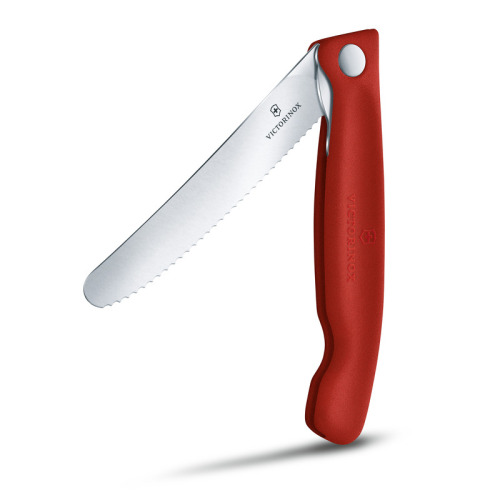 Składany nóż do warzyw i owoców Swiss Classic Victorinox czerwony 67831FB05 (3)