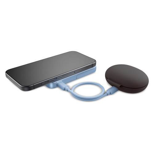 2PBM5000| Fresh 'n Rebel Compatible with MagSafe MagSafe Powerbank Wireless 5000mAh Pastelowoniebieski LT49413-N0016 (5)