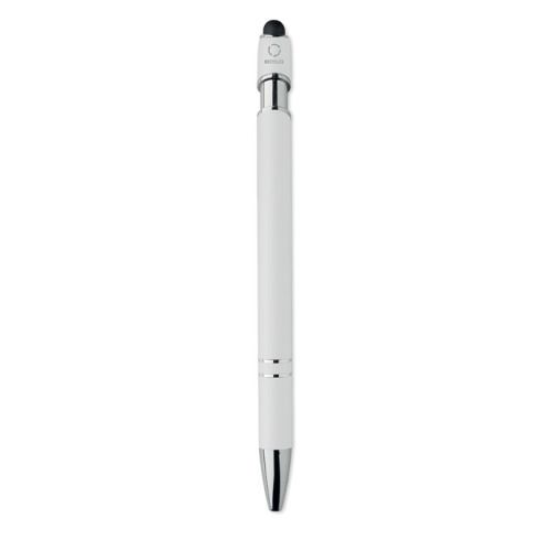 Długopis z rysikiem aluminium Bialy MO2798-06 (3)