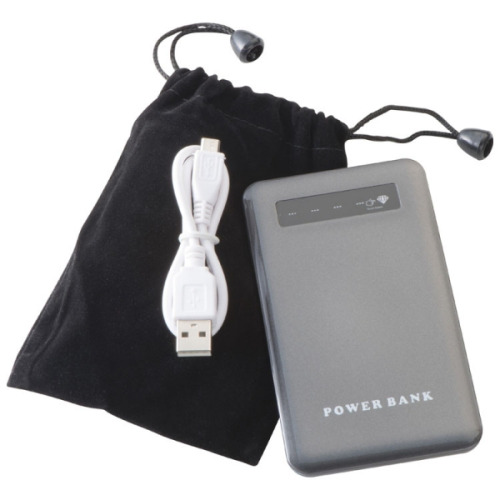 Power bank plastikowy KINGSVILLE Szary 351407 (1)