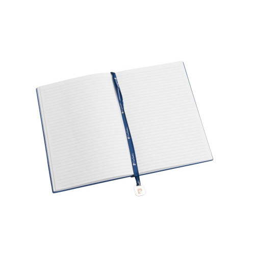 Notatnik A5 w linie z długopisem metalowym CHANTAL Pierre Cardin Niebieski B4016701IP304 (2)