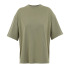 BOXY WOMEN T-SHIRT OVERSIZE Khaki S03807-KH-L  thumbnail