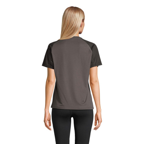 VORTEX WOMEN RAGLAN T-SHIRT Black/Charcoal Grey S04788-BI-XXL (1)
