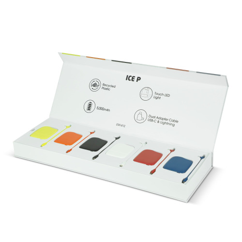 Pudełko Prezentacyjne Xoopar ICE P Powerbank 5000mAh Biały/przezroczysty LT06650-N0995 (1)