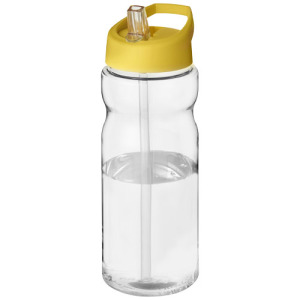 Bidon H2O Base® o pojemności 650 ml z wieczkiem z słomką Przezroczysty
