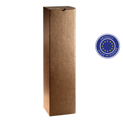 Ekskluzywny kartonik na wino, 1 el. | Faye Brązowy V6601-16 