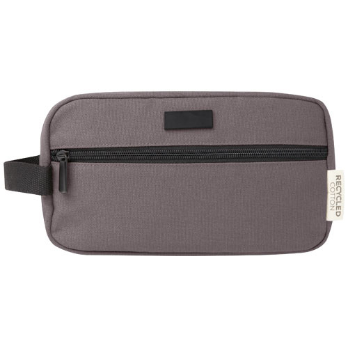 Joey kosmetyczka o pojemności 3,5 l z płótna z recyklingu z certyfikatem GRS Szary 13004182 (2)