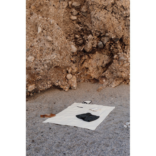 Koc piknikowy VINGA Volonne AWARE™, płótno z recyklingu Czarny VG539-02 (4)