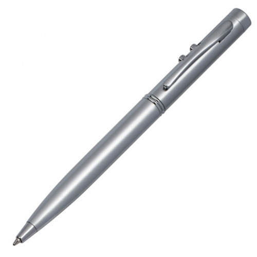 Wskaźnik laserowy metalowy z długopisem DETROIT Szary 531807 