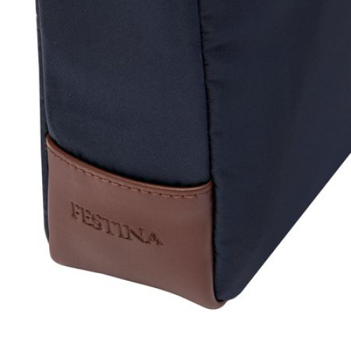 Torba reporterska Button Navy & Brown Granatowy FTR426N (3)