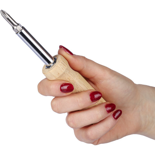 Śrubokręt, 4 końcówki Brązowy VA565-16 (8)