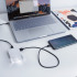 2598 | Xoopar iLo Mini Hub– 4 in 1 Adapter – USB 2.0 Data Transfer - Splitter Biały LT41309-N0001 (2) thumbnail