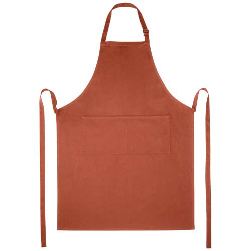 Andrea fartuch o gramaturze 240 g/m² z regulowanym paskiem na szyję Brick 11333432 (2)