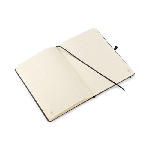 Notes z recyklingowanego PU, GLITZO A5 Czarny 18010-02 (1)