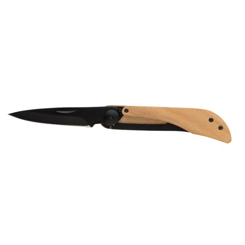 Drewniany nóż składany, scyzoryk Nemus brązowy P414.039 (1)