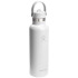 Butelka na wodę Hydro Flask Standard Mouth, pojemność 621 ml, izolowana, ze stali nierdzewnej Biały 10099001  thumbnail
