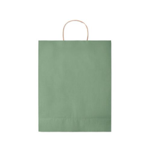 Duża papierowa torba zielony MO6174-09 (2)